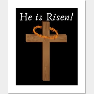 He is risen - Faith based Posters and Art